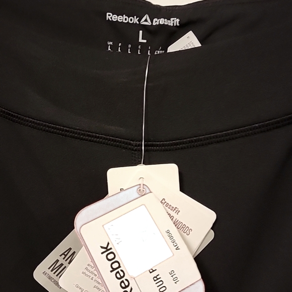 Reebox cross fit cropped leggings - Black NWT - Picture 2 of 4